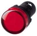 Piloto multi LED, p/panel &Oslash;=29/22, lente ROJO. 230/110Vca
