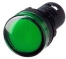 Piloto multi LED, p/panel &Oslash;=29/22, lente VERDE. 230/110Vca