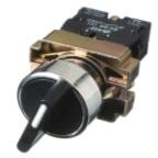 Selectora p/panel &Oslash;29/22, maneta corta I-0-II manual. Na+Na
Aro met&aacute;lico cromado
